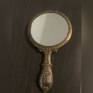 Vintage Antique Silver-plated Mirror